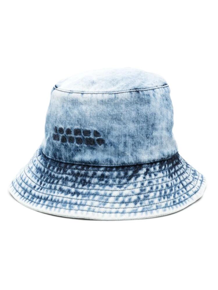 ISABEL MARANT Giorgia denim bucket hat - Blue Cover