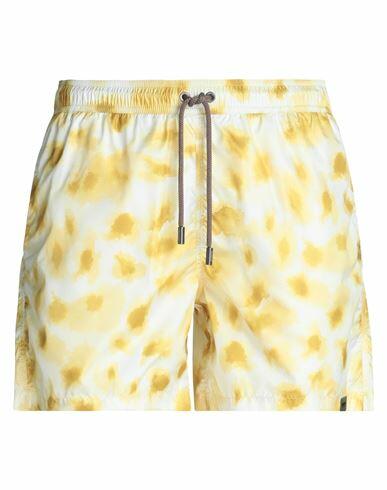 Aspesi Man Swim trunks Yellow Polyester Cover