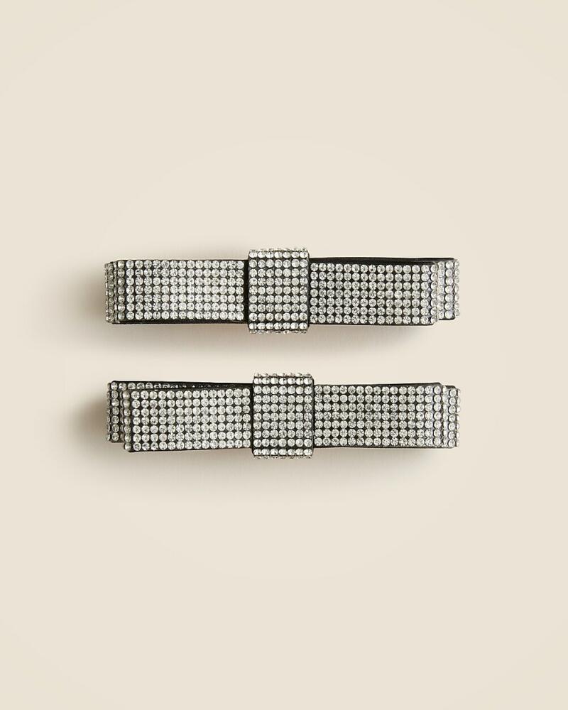 J.Crew Sparkle bow hair clips set-of-two Cover