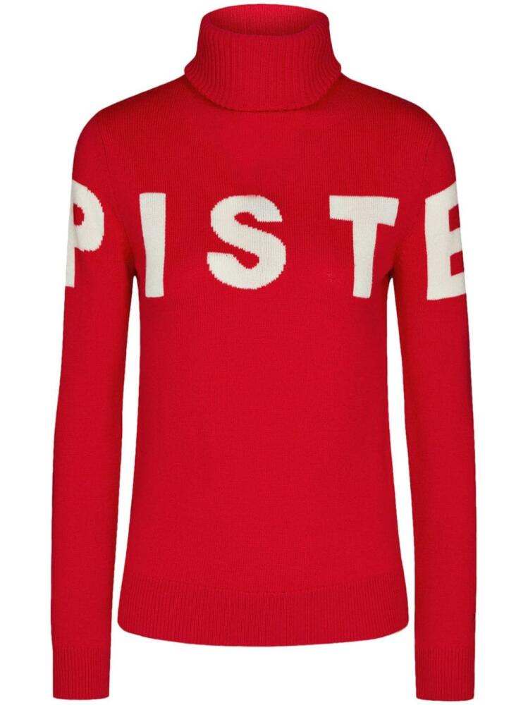 Perfect Moment Piste roll-neck jumper - Red Cover