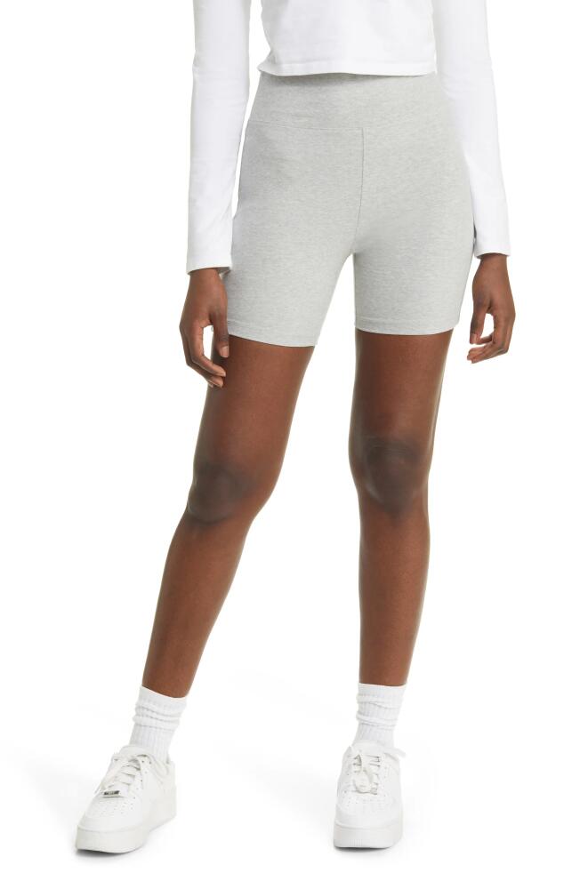 BP. Peached Jersey Bike Shorts in Grey Heather Cover