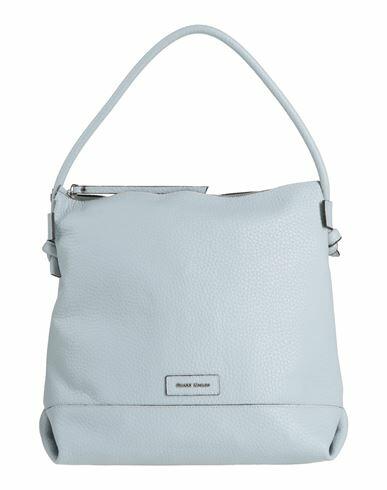 Gianni Notaro Woman Handbag Sky blue Calfskin Cover