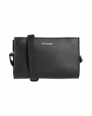 Trussardi Woman Cross-body bag Black Leather Cover