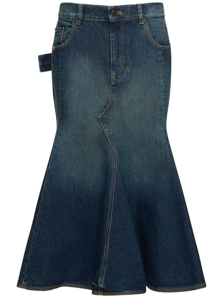 MARC JACOBS Paneled Signature Denim Skirt Cover