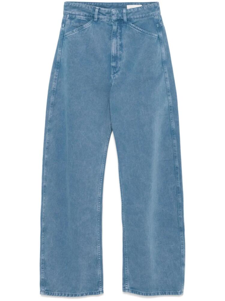 LEMAIRE high-rise wide-leg jeans - Blue Cover