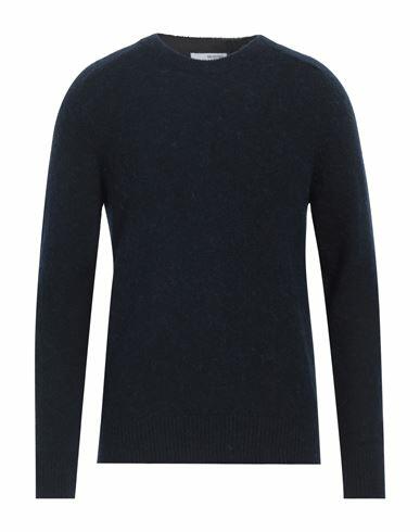 Selected Homme Man Sweater Midnight blue Recycled polyester, Alpaca wool, Wool, Nylon, Elastane Cover