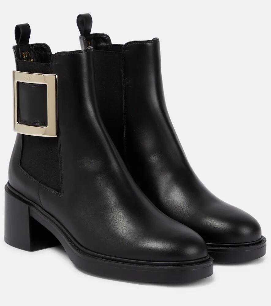 Roger Vivier Viv' Ranger leather chelsea boots Cover