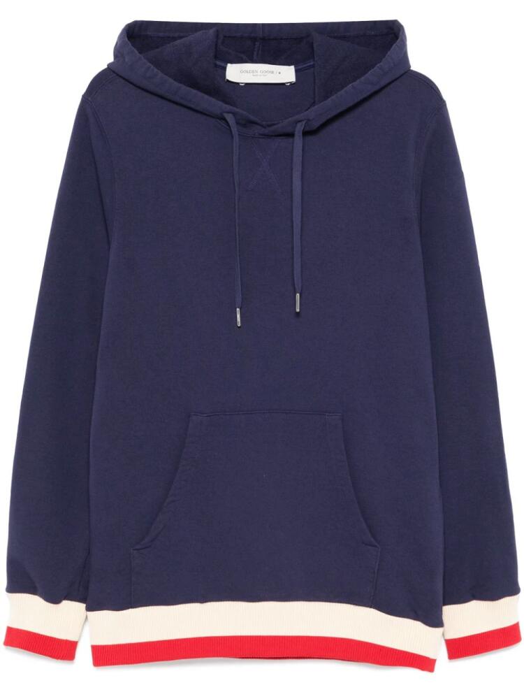 Golden Goose Journey M's hoodie - Blue Cover