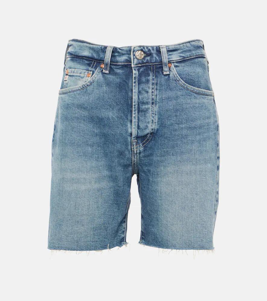 AG Jeans High-rise denim shorts Cover