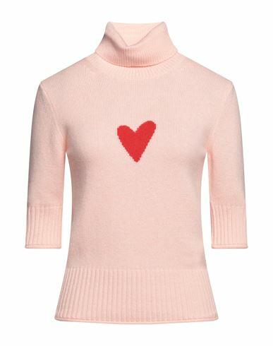 Sportmax Woman Turtleneck Light pink Cashmere Cover