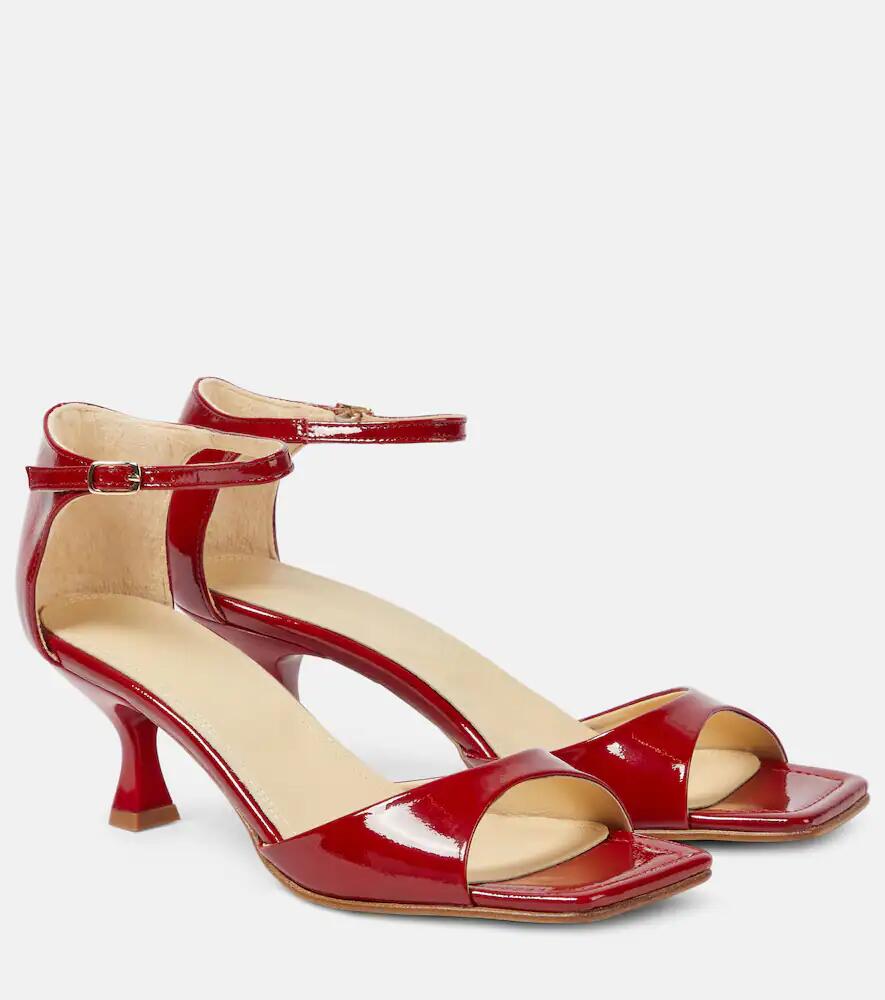 Souliers Martinez Kika patent leather sandals Cover