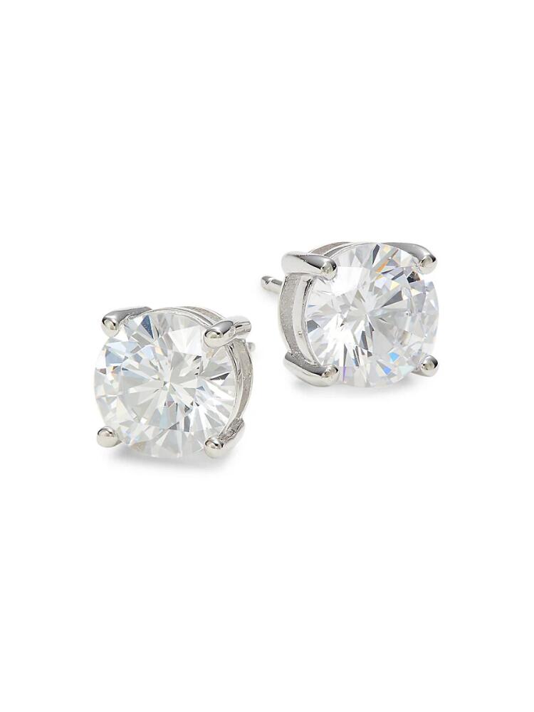 Lafonn Women's Platinum Plated Sterling Silver & Simulated Diamond Stud Earrings Cover