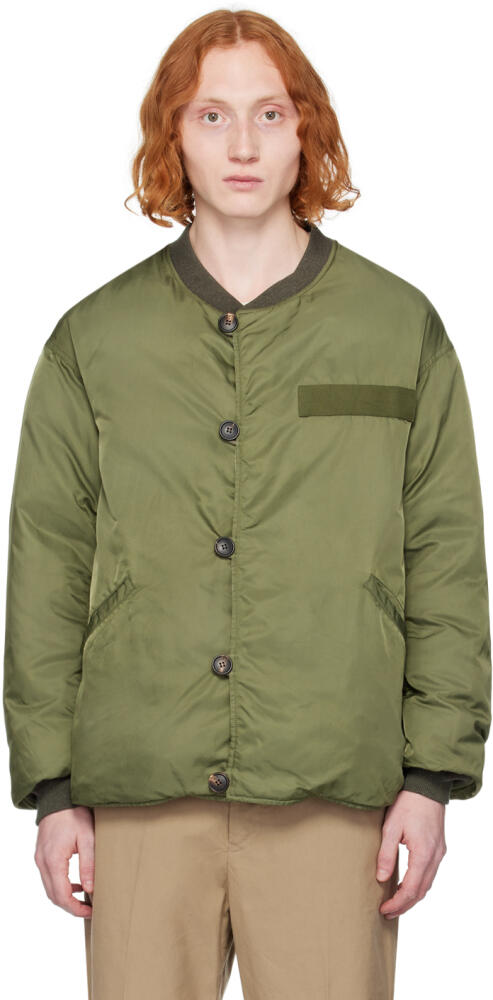 visvim Khaki Corps Reversible Down Jacket Cover