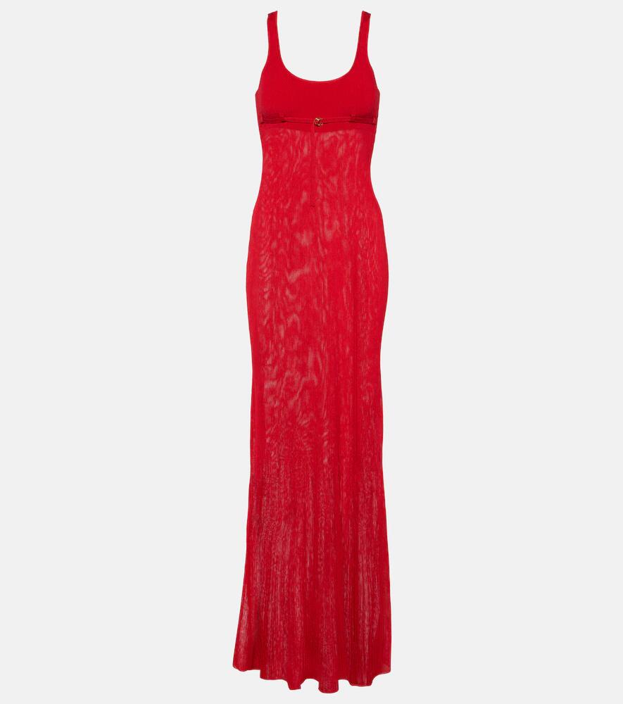 Jacquemus La Robe Maille Oranger maxi dress Cover