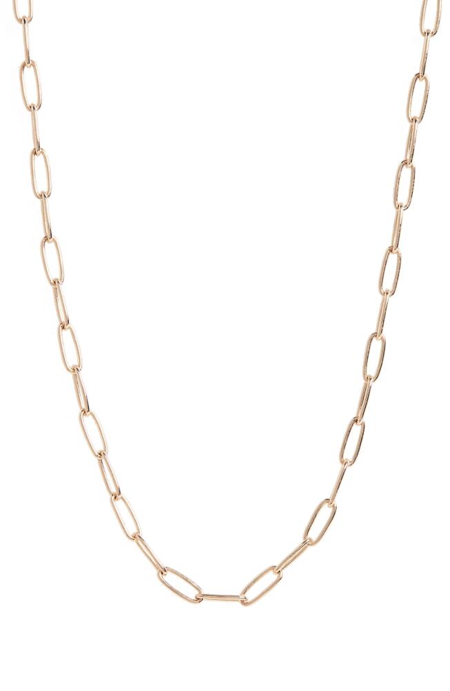 Nordstrom Paperclip Chain Necklace in Gold Cover