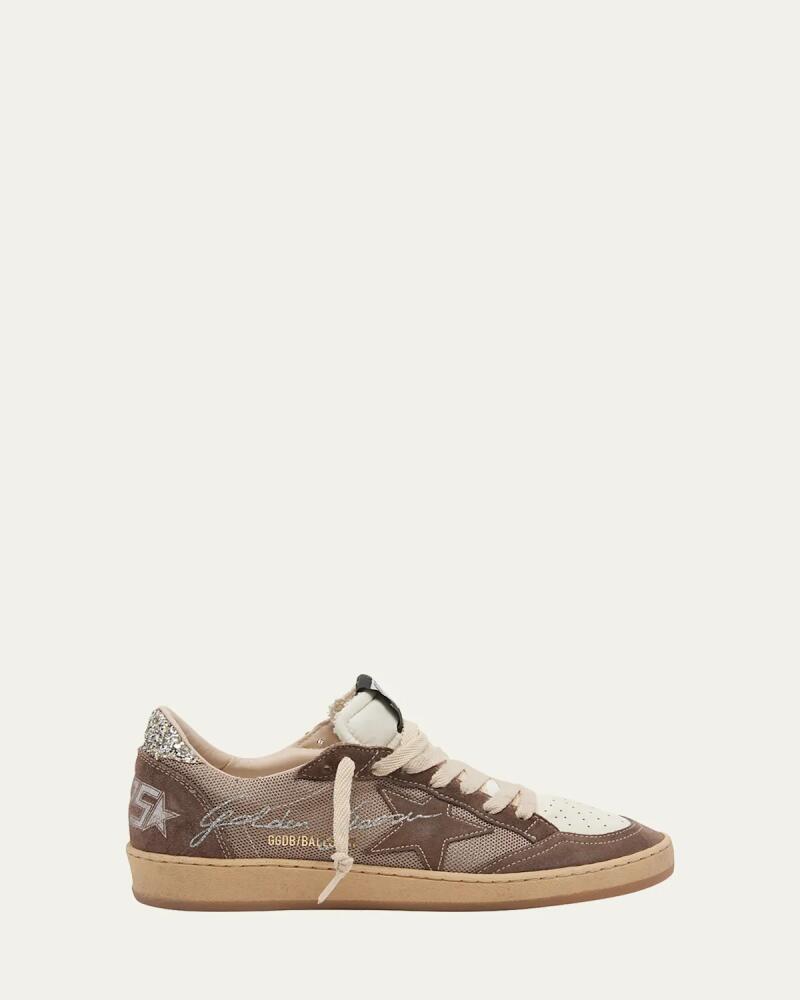 Golden Goose Ballstar Suede Signature Low-Top Sneakers Cover