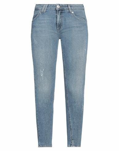 Roÿ Roger's Woman Jeans Blue Cotton, Elastane Cover