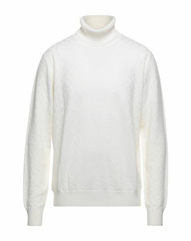 Jeordie's Man Turtleneck Ivory Merino Wool, Dralon Cover