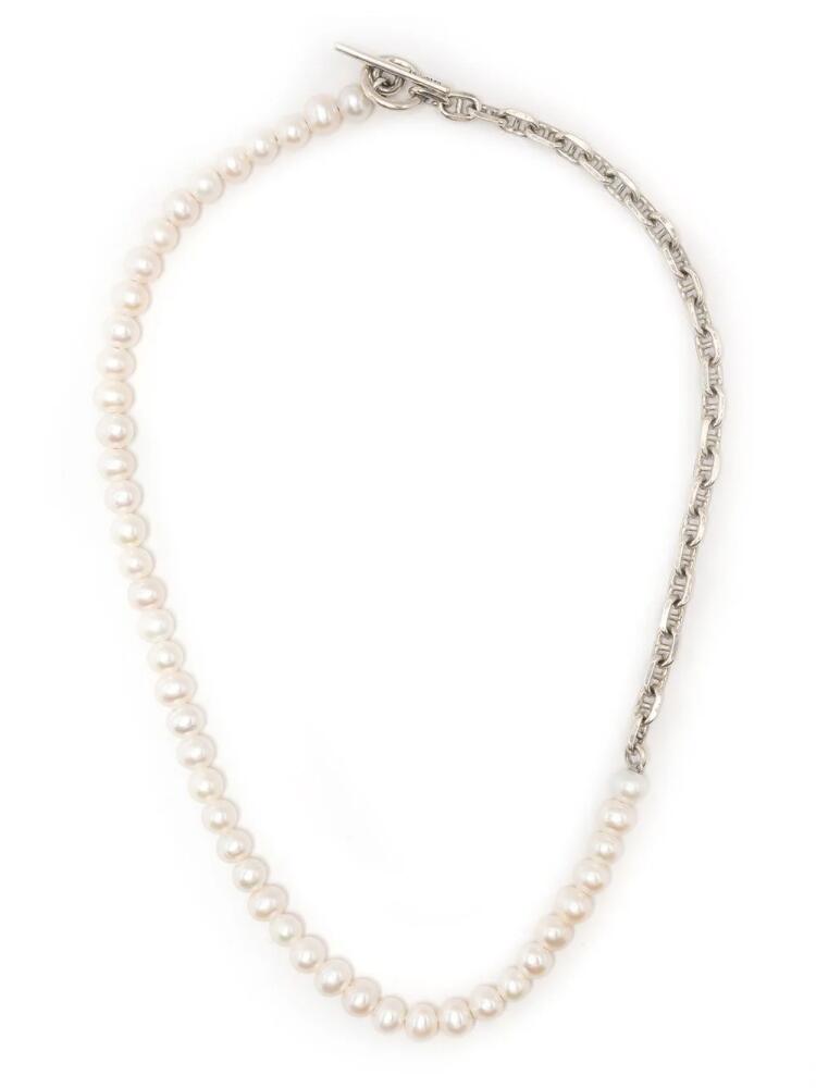 M.Cohen Perla Marinia chain-pearl necklace - White Cover