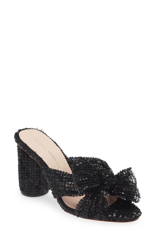 Loeffler Randall Penny Knotted Sequin Sandal in Black Cover