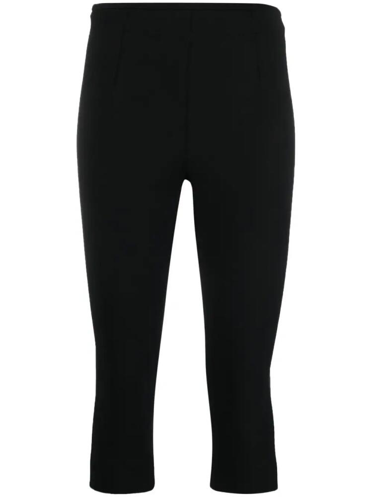 Tory Burch cropped crepe leggings - Black Cover