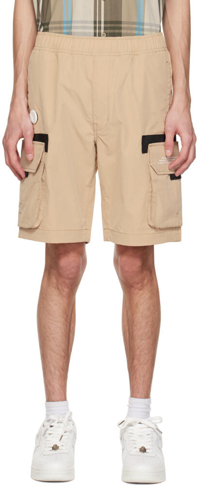 AAPE by A Bathing Ape Beige Cargo Pocket Shorts Cover