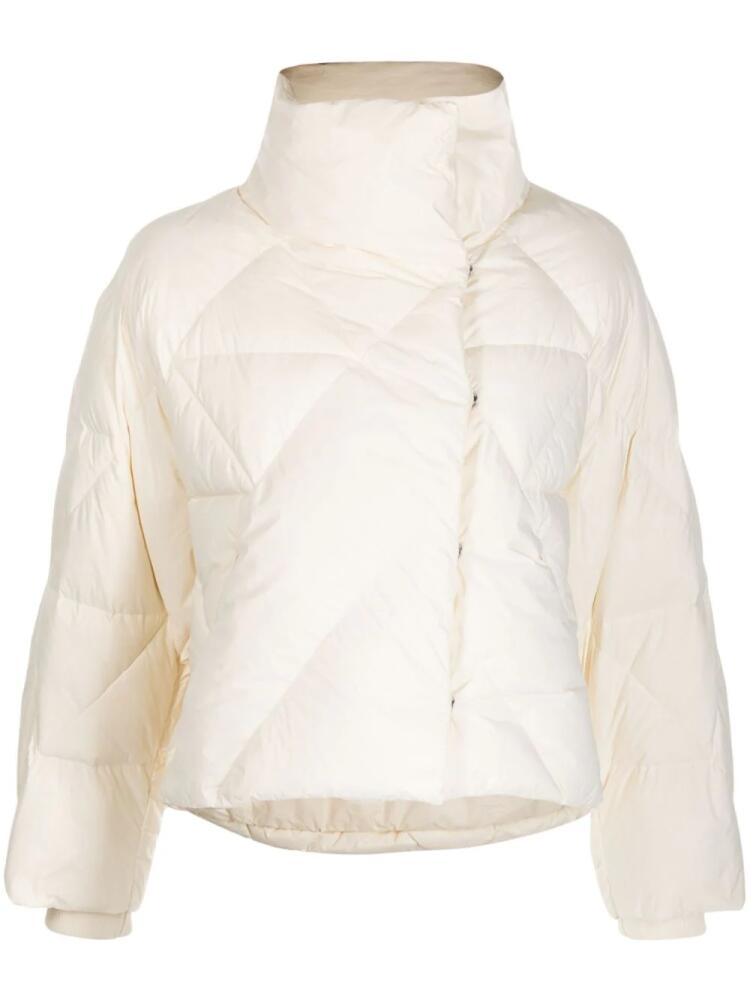 b+ab high-neck quilted padded jacket - Neutrals Cover