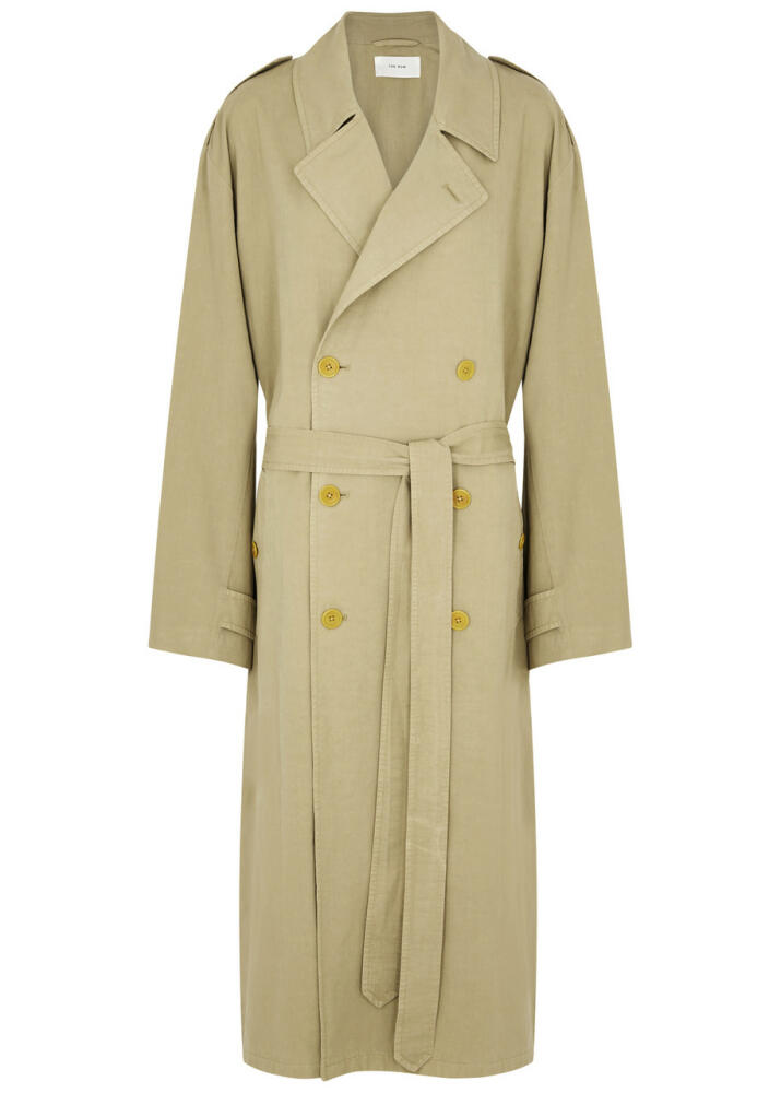 The Row Montrose Cotton-blend Trench Coat - Beige Cover