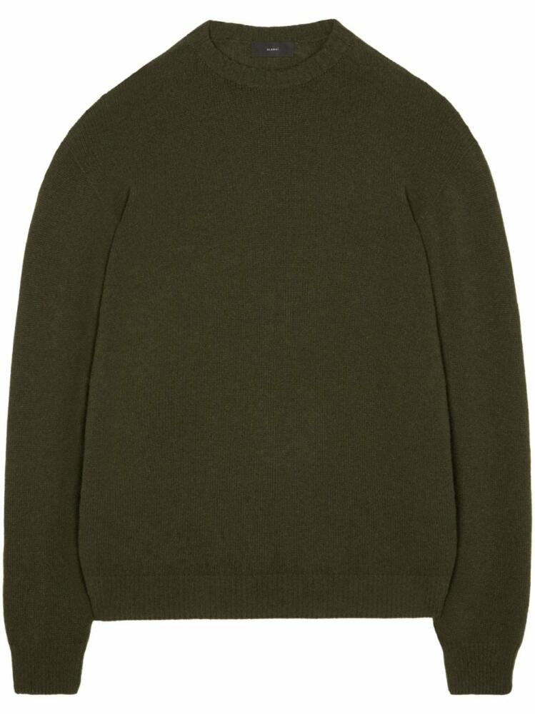 Alanui crew-neck knitted jumper - Green Cover