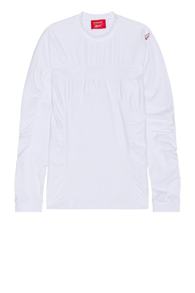 Reebok x Kanghyuk Paneled Long Sleeve Tee in White Cover