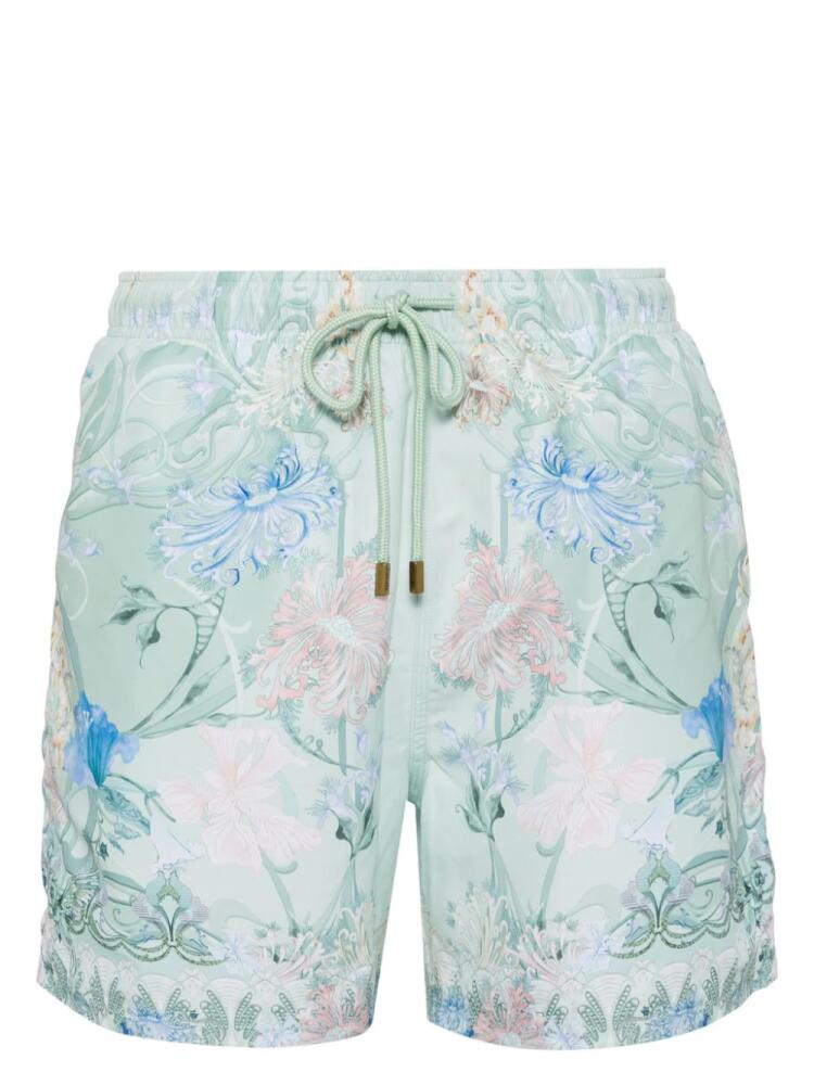 Camilla Dreaming In Dutch board shorts - Green Cover