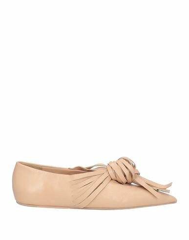 Jil Sander Woman Ballet flats Beige Leather Cover