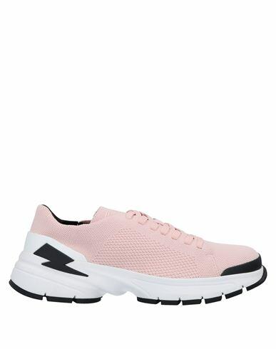 Neil Barrett Man Sneakers Pink Textile fibers Cover