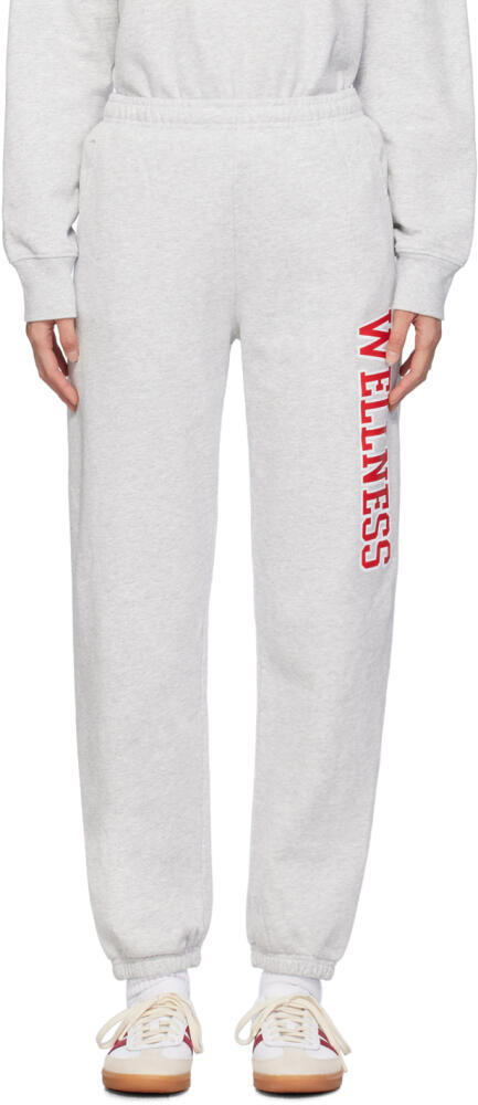 Sporty & Rich Gray 'Wellness' Ivy Lounge Pants Cover