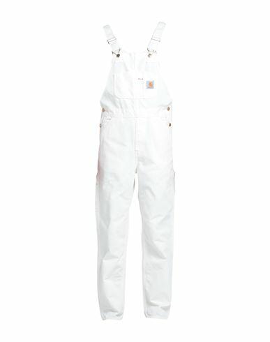 Carhartt Man Overalls Off white Organic cotton Cover