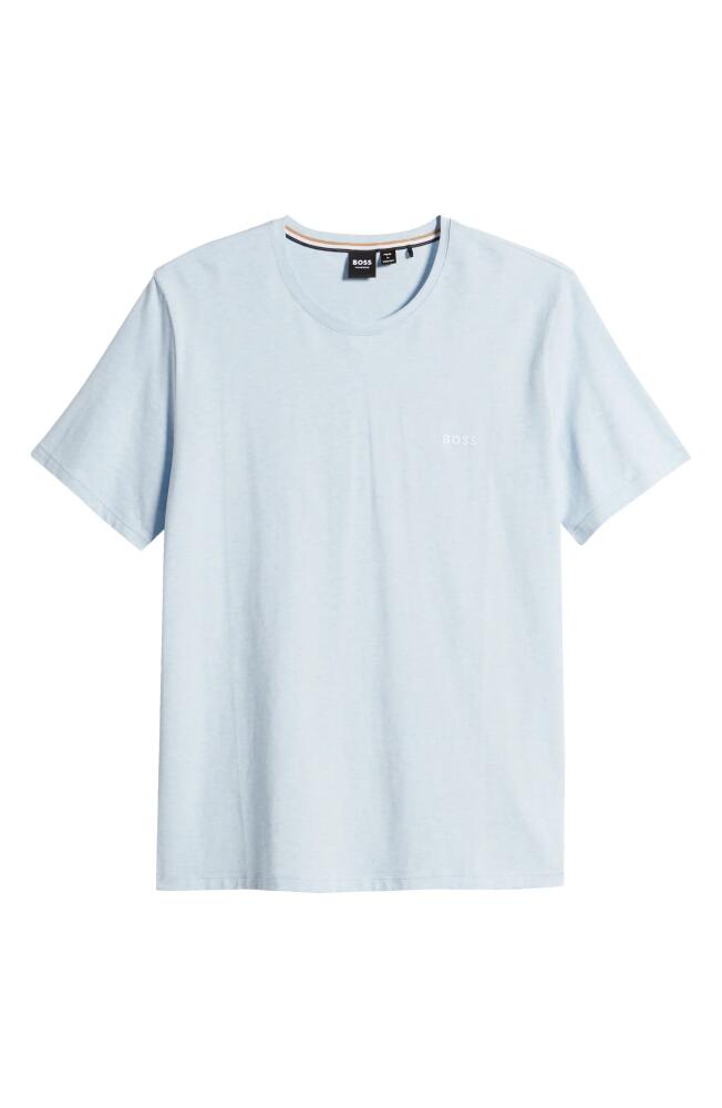 BOSS Mix Match Pajama T-Shirt in Light Blue Cover