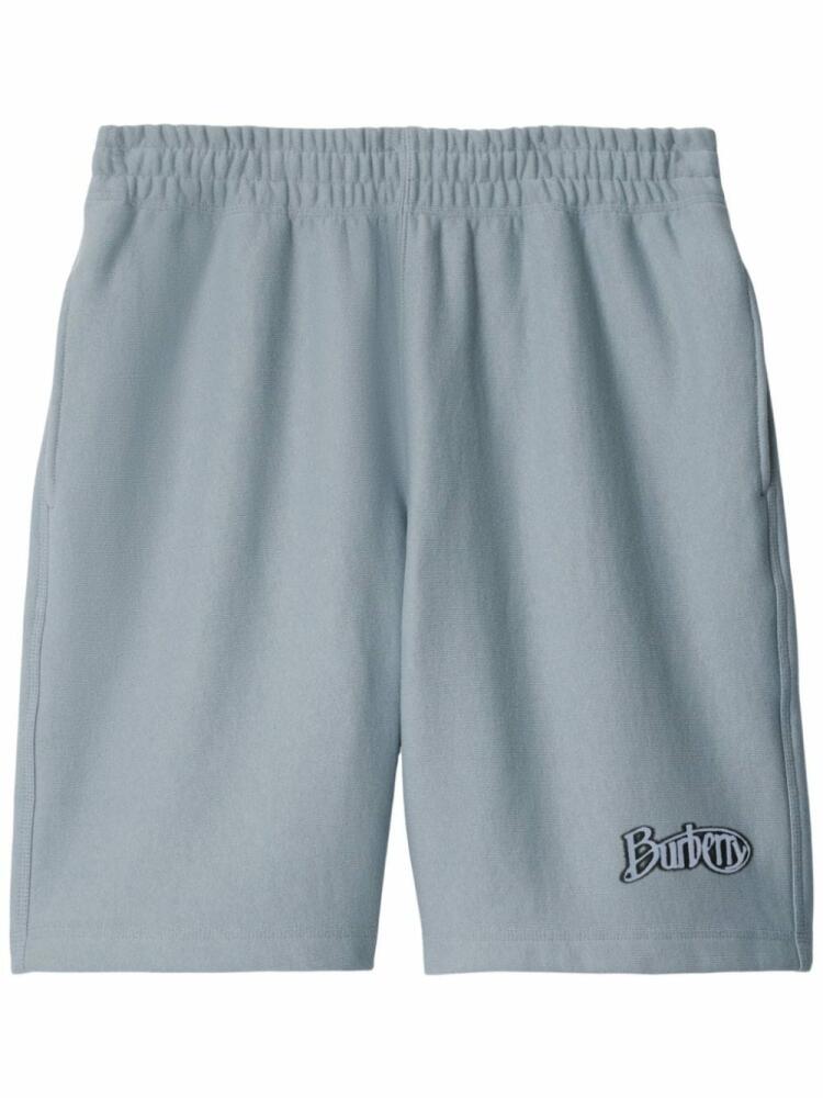 Burberry logo-printed shorts - Blue Cover