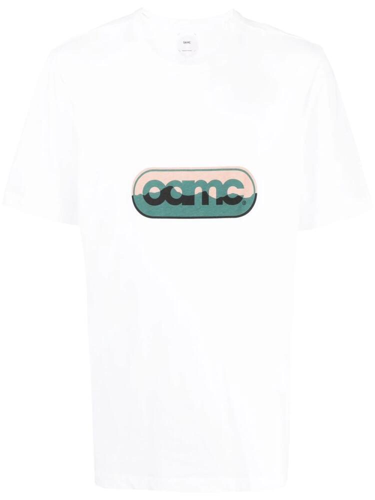 OAMC logo-print T-shirt - White Cover