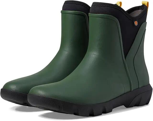 Bogs Sauvie II Chelsea (Dark Green 1) Women's Boots Cover