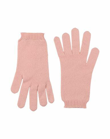 Fabiana Filippi Woman Gloves Pink Virgin Wool, Silk, Cashmere Cover