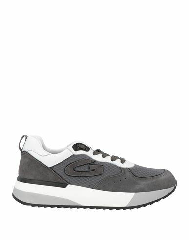 Alberto Guardiani Man Sneakers Lead Leather Cover