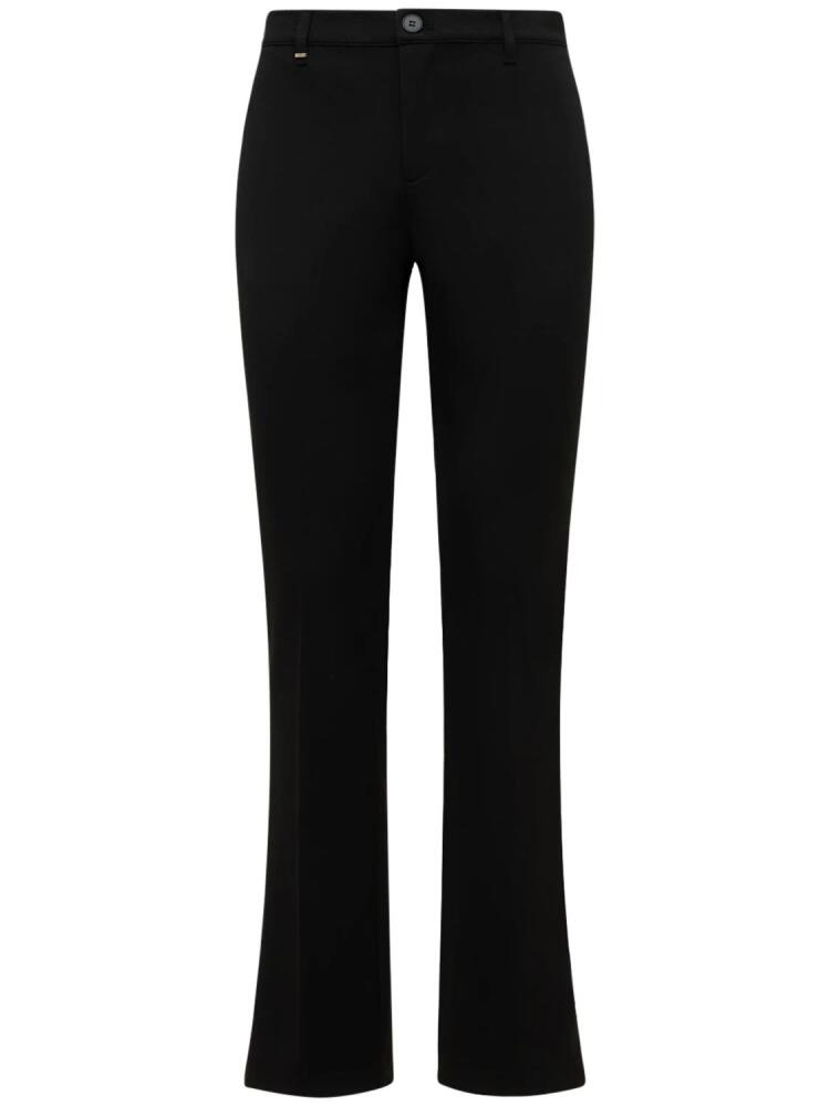 FLÂNEUR Stretch Viscose Blend Flared Suit Pants Cover