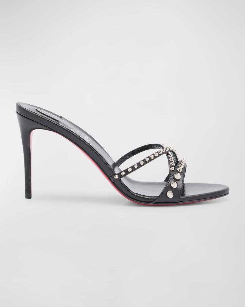 Christian Louboutin Tatoosh Spikes Red Sole Slide Sandals Cover