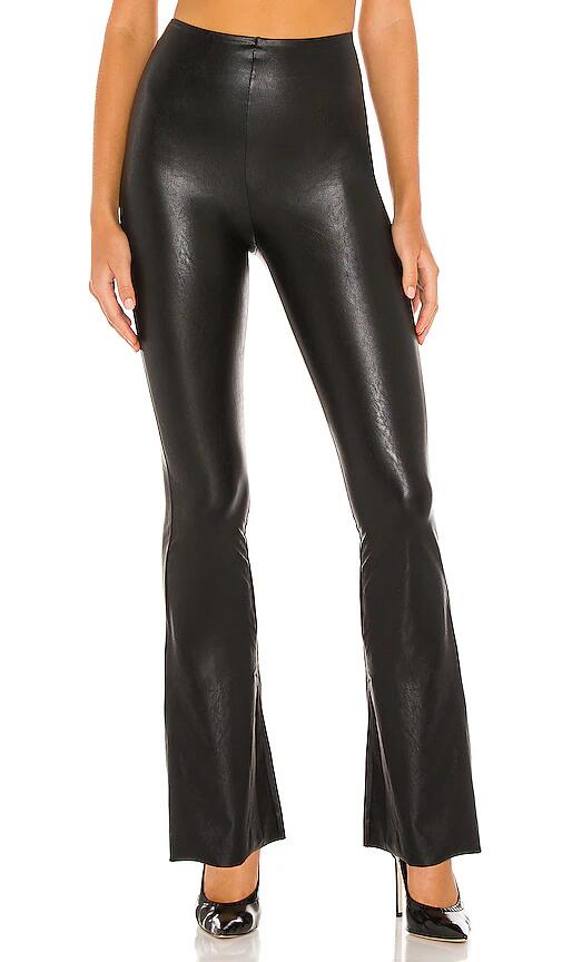 Commando Faux Leather Flared Pant in Black Cover