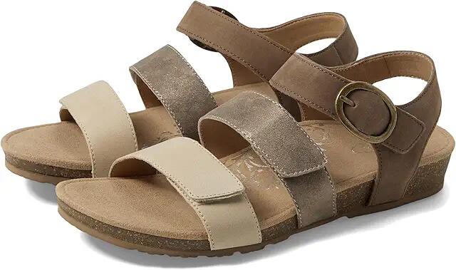 Aetrex Lilly (Taupe) Women's Sandals Cover