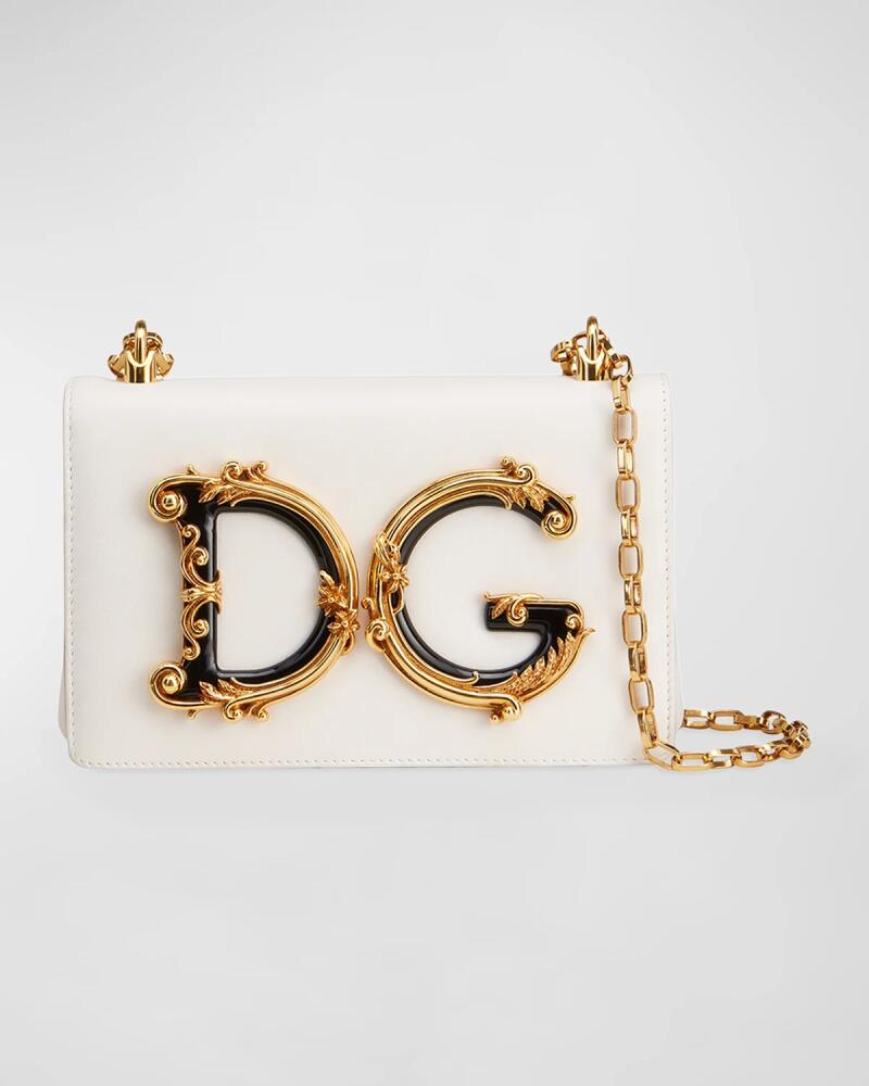 Dolce & Gabbana Baroque Small Leather Crossbody Bag Cover