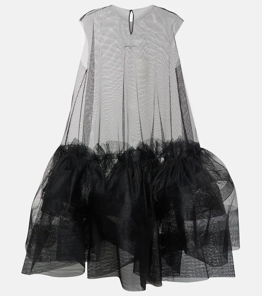 Maison Margiela Bow-detail tulle midi dress Cover