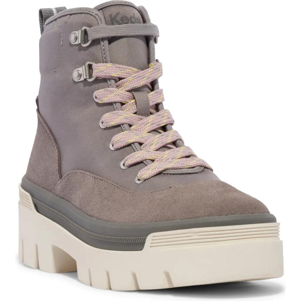 Keds® Soho Combat Boot in Grey Cover