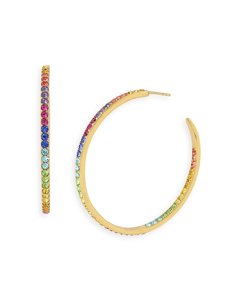 Kurt Geiger London Rainbow Pave Hoop Earrings Cover