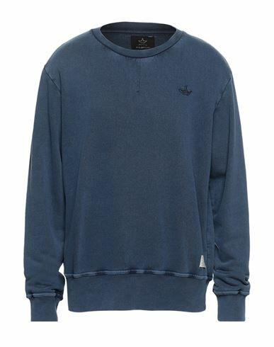 Macchia J Man Sweatshirt Slate blue Cotton Cover